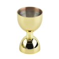 thumbnail image 1 of BE-TOOL Cocktail Shaker 304 Stainless Steel Cocktail Shaker Bar Double Measure Bell Jigger Spirit Drinks Measuring 30ml/60ml (Gold), 1 of 8