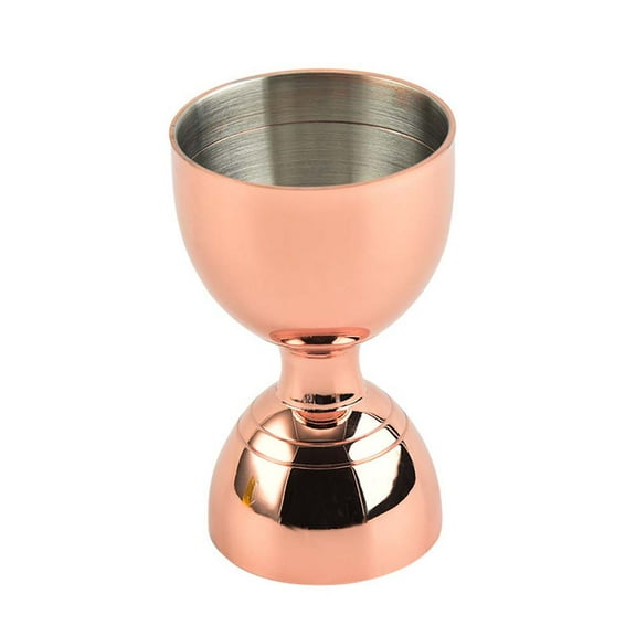 BE-TOOL Cocktail Shaker 304 Stainless Steel Cocktail Shaker Bar Double Measure Bell Jigger Spirit Drinks Measuring 30ml/60ml (Pink)