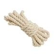 thumbnail image 1 of BE-TOOL Cotton Rope Macrame Cord Three-Strand Synthetic for DIY Craft Making 6mm-20mm Choice White Reusable & Washable, 1 of 8