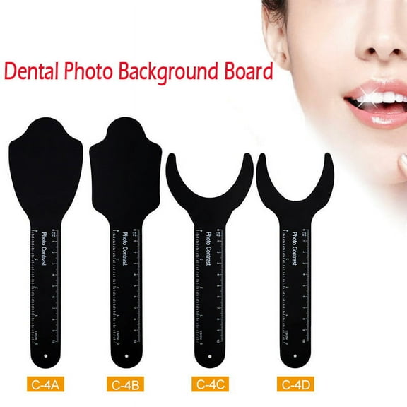 BE-TOOL Dental Photo Contrast Background Backdrop Board Black 4 Size