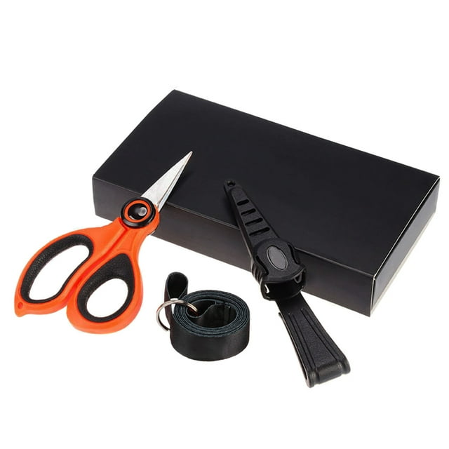 BE-TOOL Fishing Scissor with Hook Sharpener Multifucntional Scissor ...