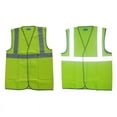 thumbnail image 1 of BE-TOOL Fluorescent Yellow Safety Vest High Visibility Security Vest with Reflective Strips for Women Men, 1 of 7