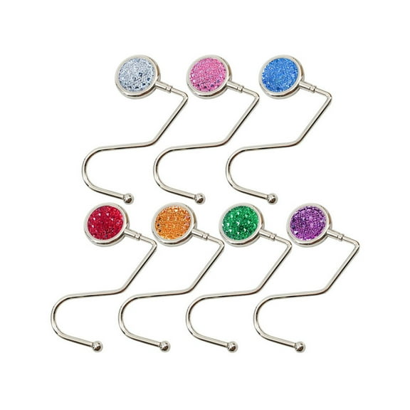 BE-TOOL Handbag Hook Table Hook Hanger Bag Holder Bear 35 Pounds Weight for Christmas Stockings Bag Zinc Alloy White