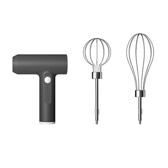 BE-TOOL Household Handheld Electric Egg Beater USB Kitchen Egg Cream Mixer Tool with 3 Speed Modes Cordless USB Whisk Stirring Bar