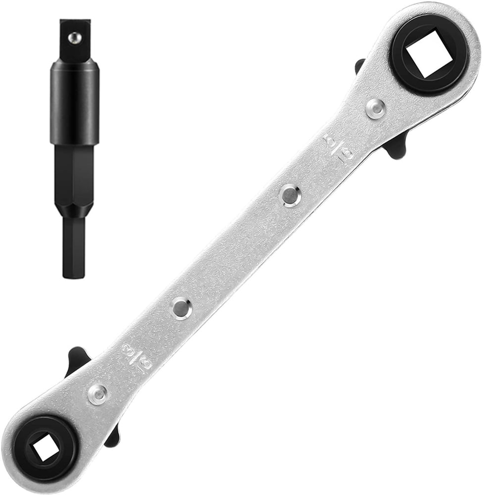 BETOOL Hvac Service Wrench Tools Portable Ratchet Repairing Wrench for