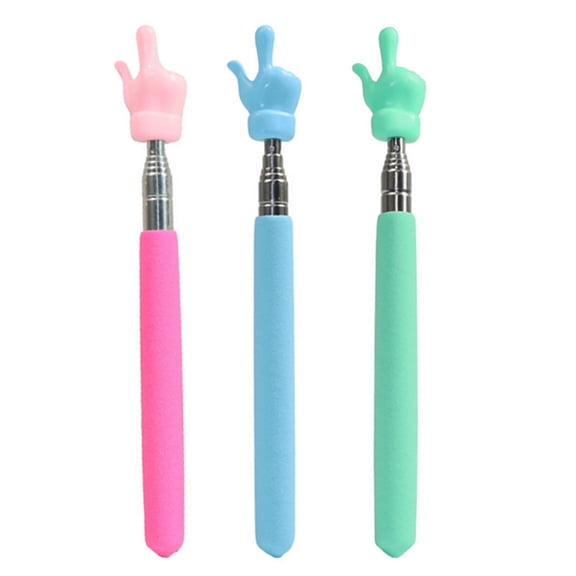 BE-TOOL Learning Resources Hand Pointers Classroom Pointer Stick Set Finger Pointer Pointer Tools Assorted Colors Set A