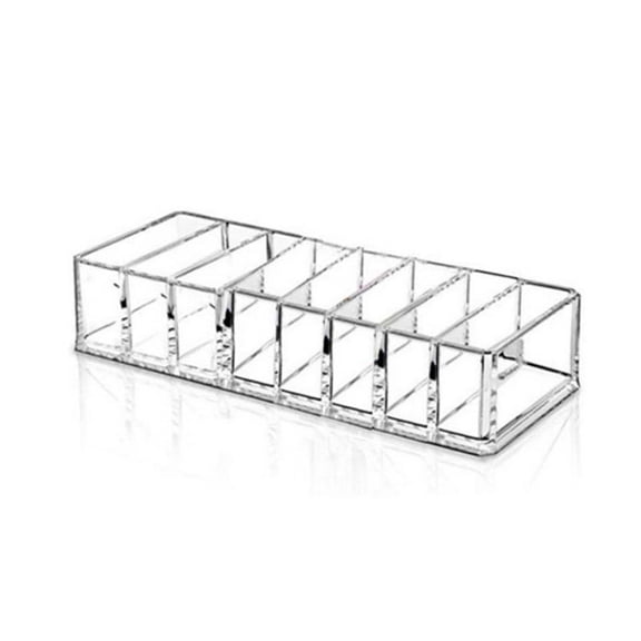 BE-TOOL Makeup Organizer Cosmetic Storage Box for Lipstick Brushes Eyeliner Lip Liner Transparent