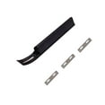 thumbnail image 1 of BE-TOOL Metal Leather Skiver with 3 Replacement Blades DIY Cutting Tool Kits for DIY Craft Black, 1 of 8