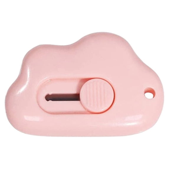 Pink Box Cutter With String BE-TOOL Mini Box Cutter Pocket Portable Opener Retractable Utility ...