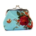 thumbnail image 1 of BE-TOOL Mini Coin Purses Card Holder Wallet Floral Printing Handbag for Girl Women Gift, 1 of 6