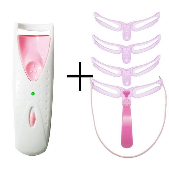 BE-TOOL Mini Electric Heated Eyelash Curler Automatic Long Lasting Eye Lashes Curler Eyelash Card/Thrush Kit Beauty