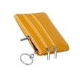 thumbnail image 1 of BE-TOOL Mini Pouch Wallet with Key Ring Zipper Multifunctional Card Case Leather Coin Purse for Men Women Gifts Yellow, 1 of 4
