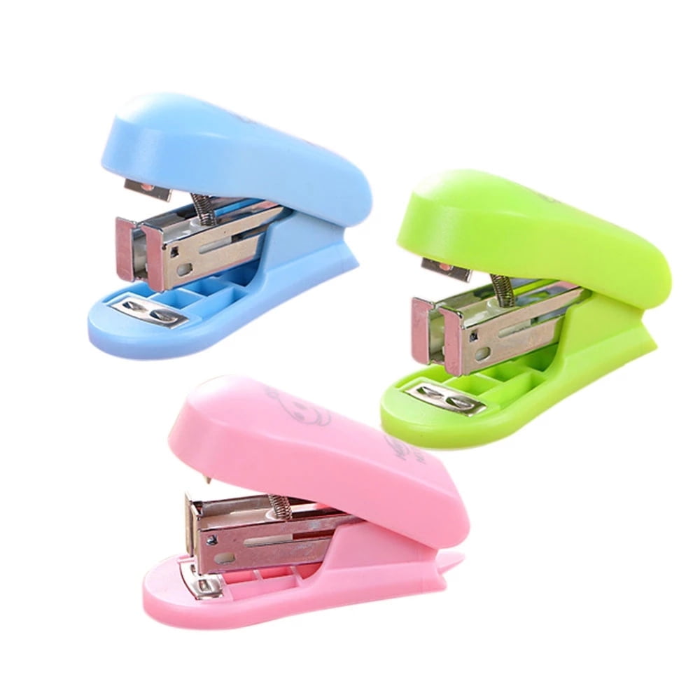 Buy Wholesale China Wholesales Student School Office Plastic Cute Manual  Color Of Macaron Book Sewing Stapler Machine Mini Stapler & Staplers at USD  1