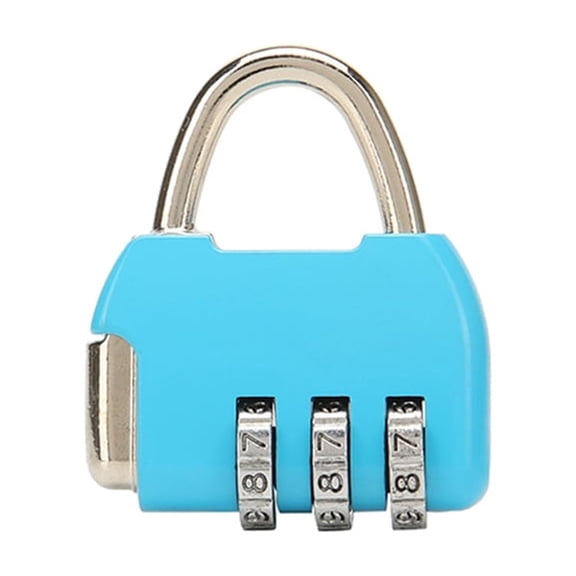 BE-TOOL Mni Digit Combination Padlock Digital Password Lock for Suitcases Luggage Bags Cabinets Lockers Blue