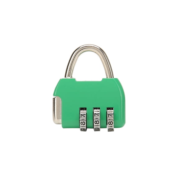 BE-TOOL Mni Digit Combination Padlock Digital Password Lock for Suitcases Luggage Bags Cabinets Lockers Green
