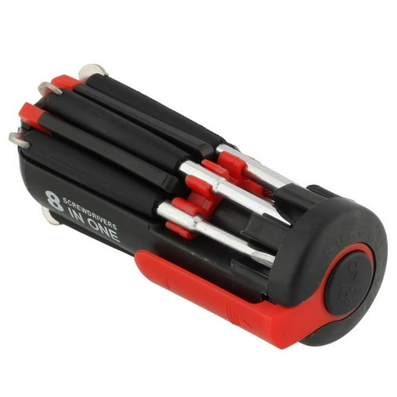BE-TOOL Multi Functional 8 in 1 Screwdriver Set with LED Flashlight Heavy Duty Repair Tools Portable