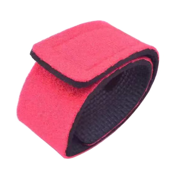 BE-TOOL Nylon Pole Fishing Straps Accessory, Fishing Rod Belt Holders Elastic Stretchy for Ties Casting Rod Red