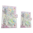 thumbnail image 1 of BE-TOOL PVC Binder Cover A5/A6 Loose-Leaf Cover with with 6 Metal Rings Refillable Paper Transparent, 1 of 8