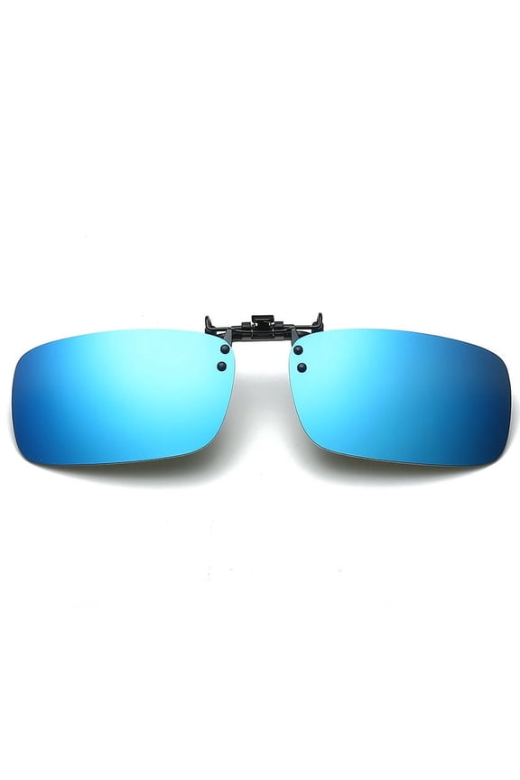 Polarized Sunglasses Glasses Clip Square Outdoor Driving Night Vision UV Protection for Adults Unisex