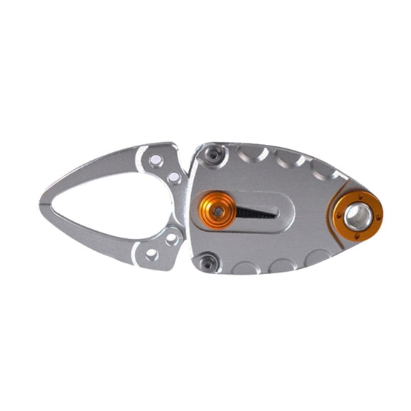 BE-TOOL Portable Fish Gripper Mini Beetle Portable Fishing Controller Fishing Clamp Holder (Silver)