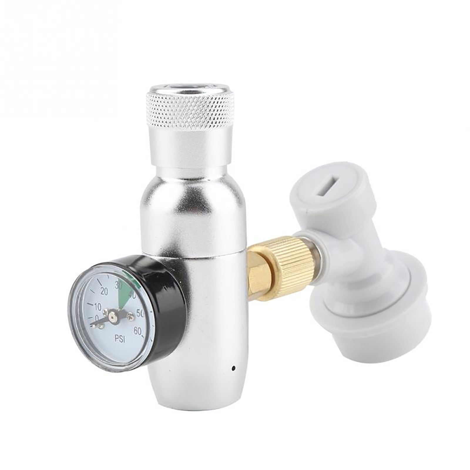 BE-TOOL Regulator CO2 Charger Disconnect Beer Kegerator Home Draft Beer Homebrew Tool for CO2 Cylinder Soda Cola