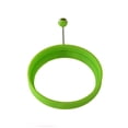 thumbnail image 1 of BE-TOOL Round Silicone Egg Pancake Ring with Handle Omelet Fried Egg Poached Eggs Tool Temperature Resistance -30℃ to 230℃ Green, 1 of 8
