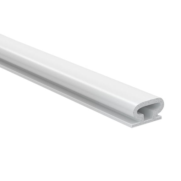 BE-TOOL Self-Adhesive TPE Door Sealing Flexible Strip D-Shape Door Seal Strip Door Insulation Weather Strip for Door Frame Gap Blocker White