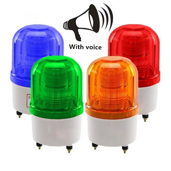 BE-TOOL Signal Warning Light Rotating Alarm Lamp LTE-1101K LED Bulb Flash Light with Warning and Alarm Function