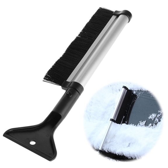 BE-TOOL Snow Brush Retractable Aluminum Alloy Rod Snow Broom Ice Scraper Snow Remover for Car Windshield