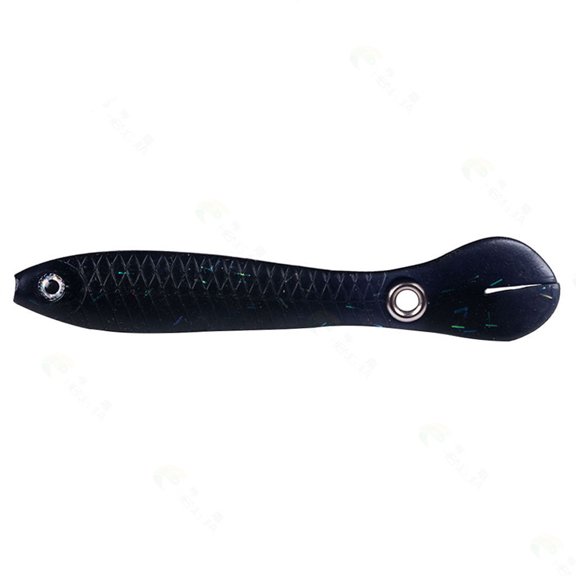 BE-TOOL Soft Bionic Fishing Lure Plastic Fishing Baits with Reflectors and Hook, for Saltwater and Freshwater (6#)