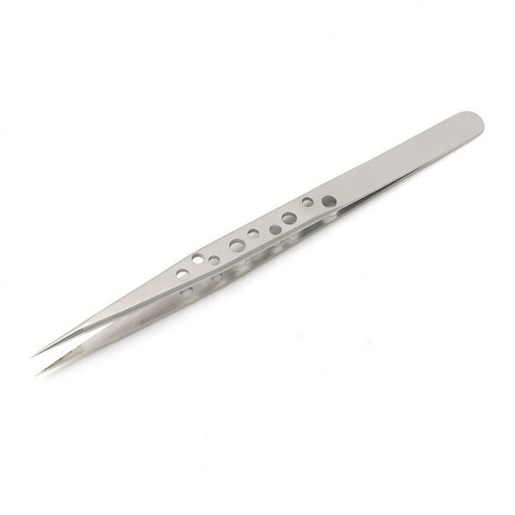 BE-TOOL Steel Precision Straight Tweezers Multiuse Tool for Eyebrow Grooming Mobile Phone Repair High Precision