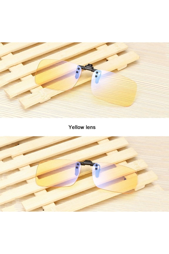 Sunglasses Clip Night Vision Glasses Lens Clip UV 400 Protection Unisex 2 Colors