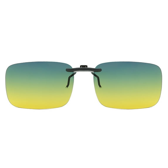 BE-TOOL Sunglasses Clip UV 400 Protection Suitable for Child Adults Unisex Yellow Green S/M/L