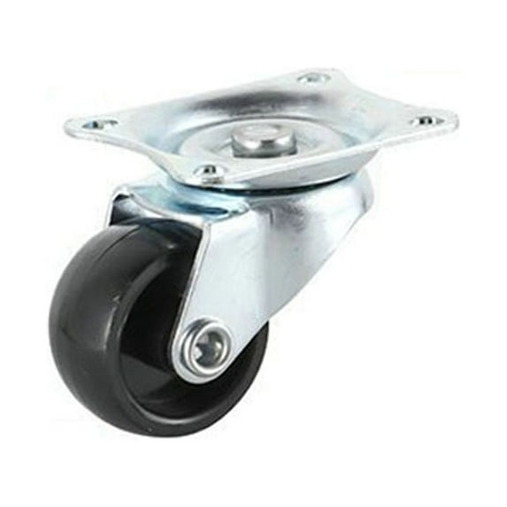 BE-TOOL Swivel Caster Wheels 30mm/1.25inch Lightweight PP Wheel with Bearing Steel Ball 360 ° Rotation Universal Wheel