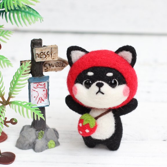 BE-TOOL Woolen Felt Materials Set with Poke Needle Basic Drawing Foam Craft Felting for Children and Adults