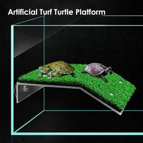 BE Turtle Basking Platform Fish Tank Aquarium Ramp Reptile Terrace Ladder шя G2N4