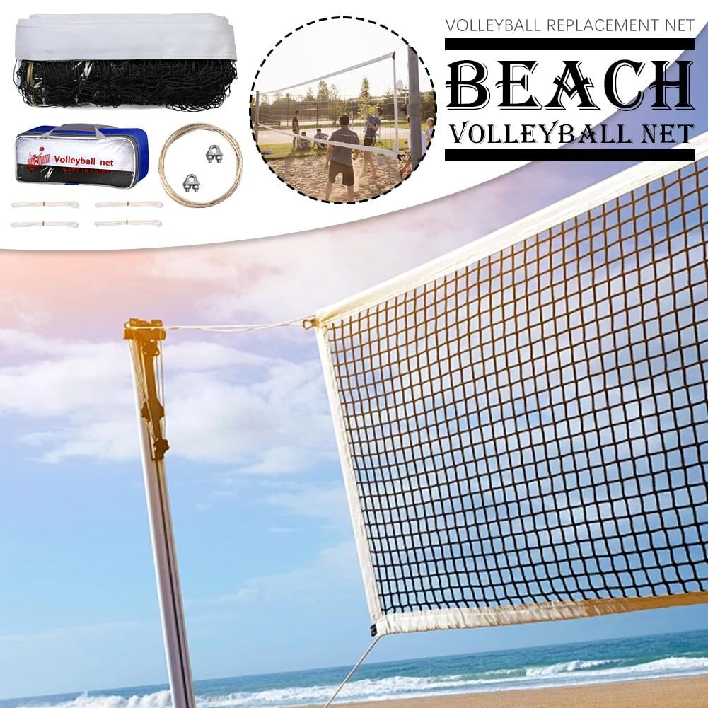BE Volleyball Net OutdoorHeavy Duty Beach Volleyball Net For Backyard C9O4