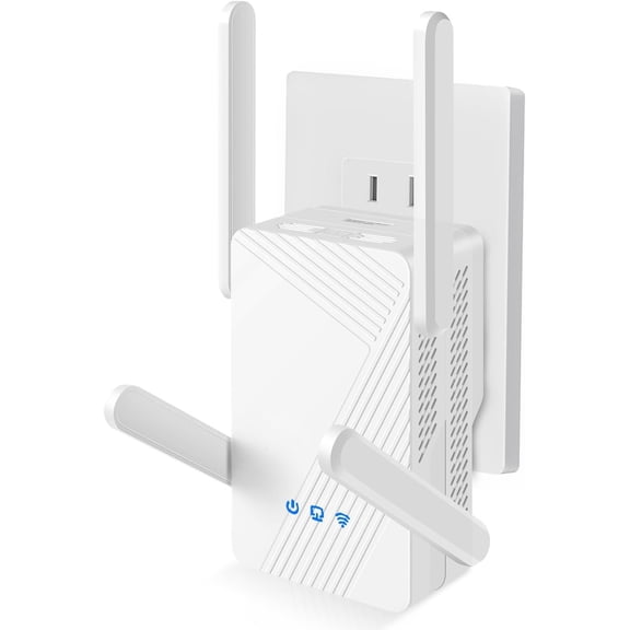 BE3600 Wifi 7 Range Extender, Wifi Extenders Signal Booster for , 5.8Ghz/2.4Ghz Band Wi fi Extender with Ethernet Port, Repeater Amplifier Internet Booster Signal 2500 Sq.Ft.