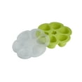 thumbnail image 1 of BEABA Silicone Multiportions Baby Food Tray, Oven Safe, Made in Italy, Neon, 3 oz, 1 of 4