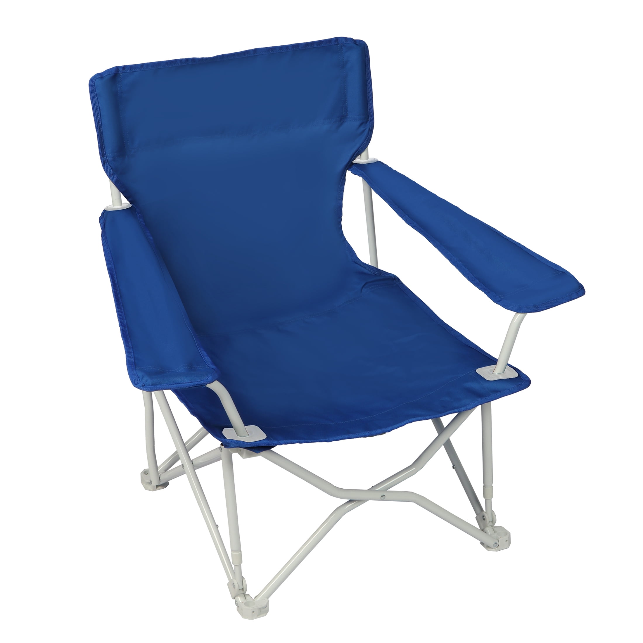 Mainstays Beach Bag Folding Chair With Storage Bag, Royal Blue