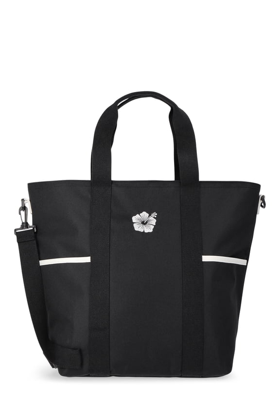 Women's Beach Insulated Tote Bag, Black