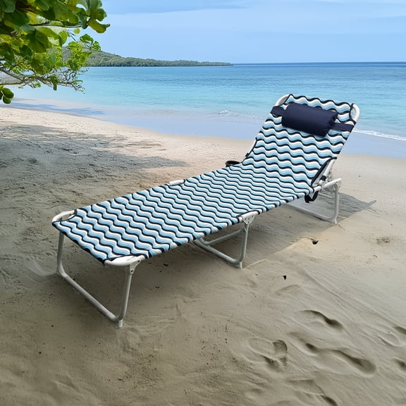 Mainstays Oversize Backpack Fabric Lounger, Blue Wave