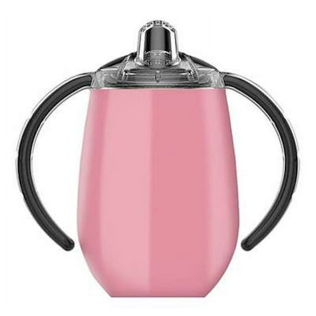 BEACH PINK Sippy Cup 9oz Double Walled Vacuum Insulated Stainless Steel by True North