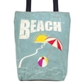 thumbnail image 1 of BEACH RECYCLED MILITARY TENT TOTE, 1 of 2