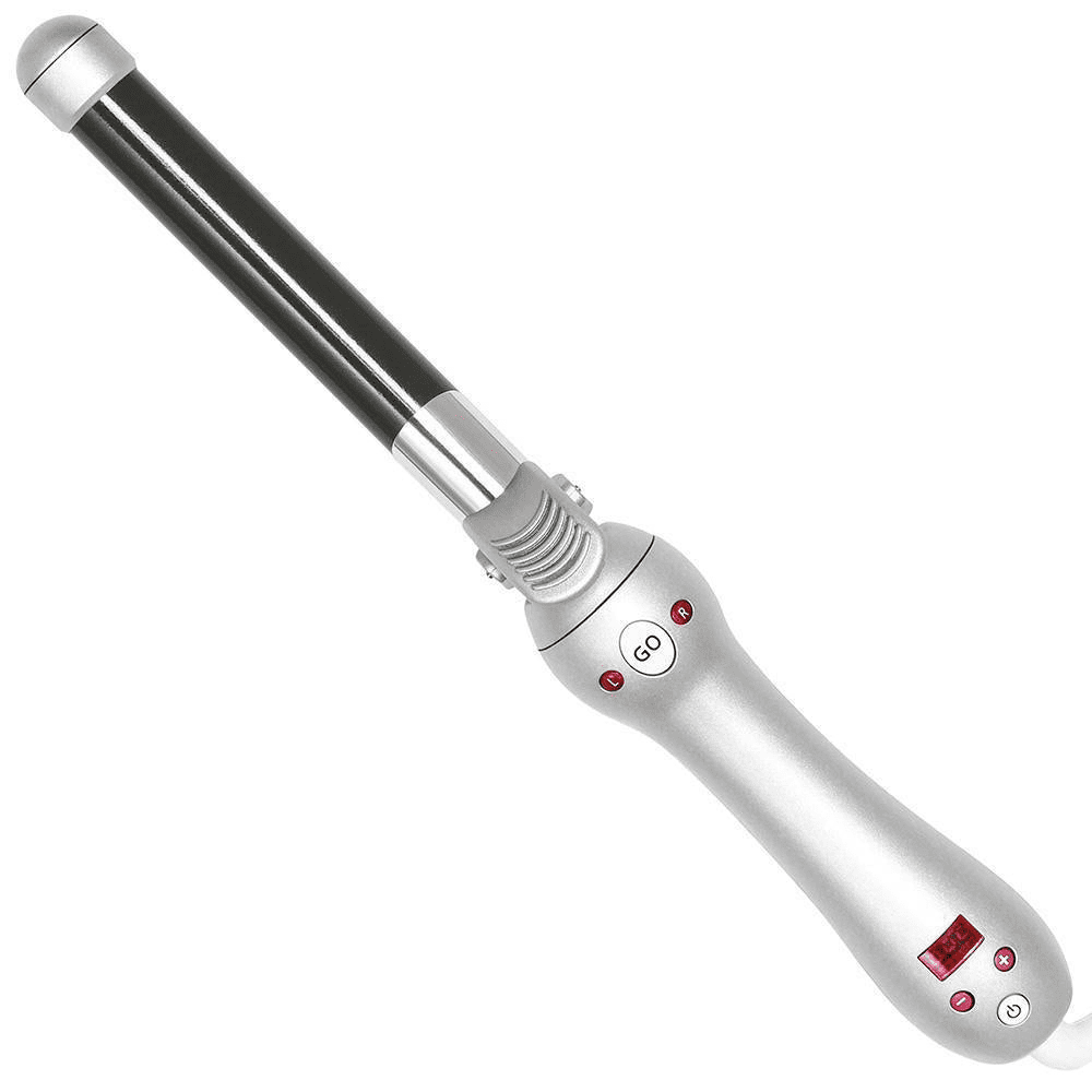 The Beachwaver Co. Pro Series Rotating Curling Iron 1 Barrel for All Hair Types Silver Shop Black Friday Deals for 2024 Walmart