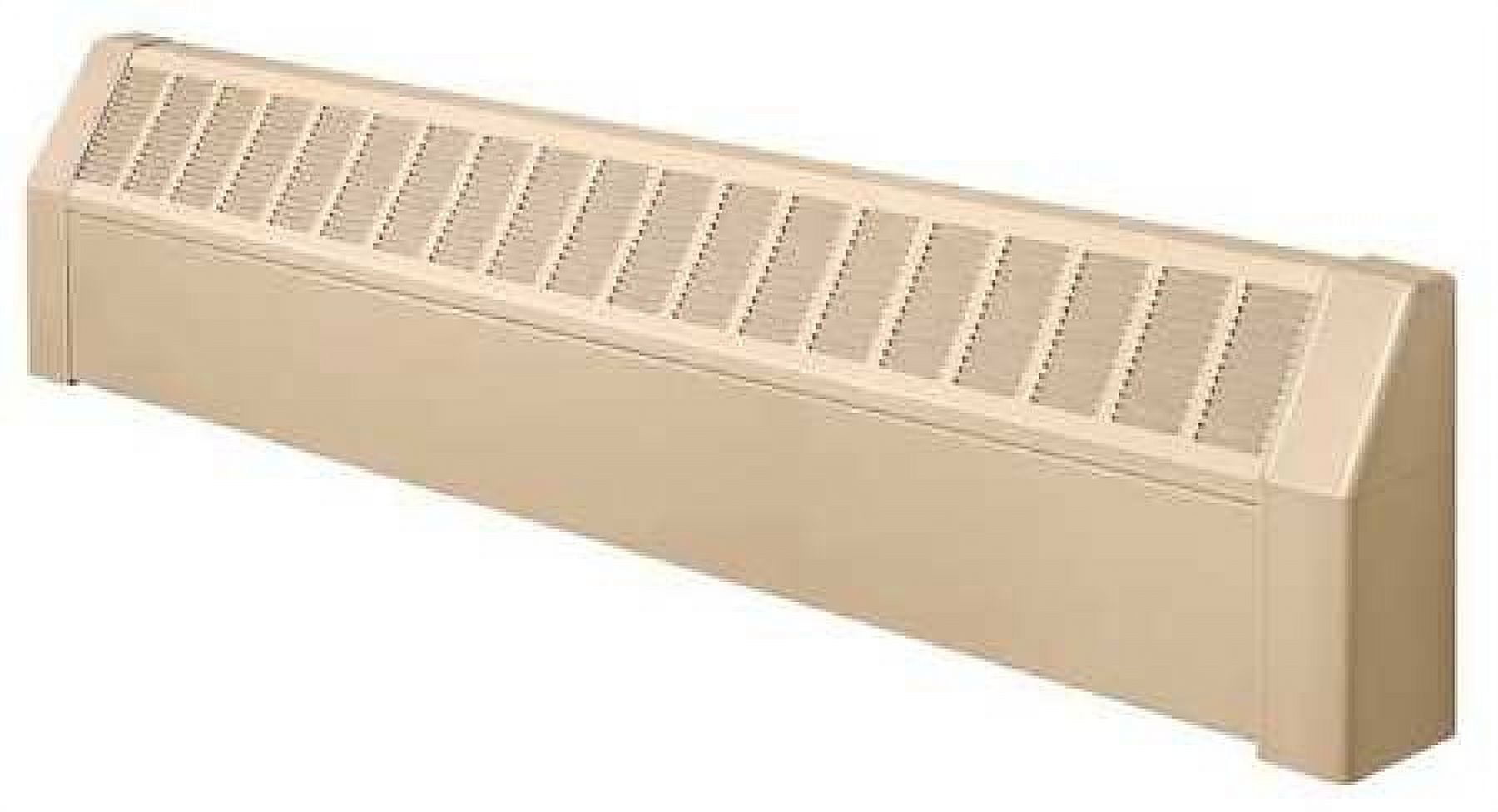 Beige Steel Surface-Mount Baseboard Heater Enclosure, 36" Length