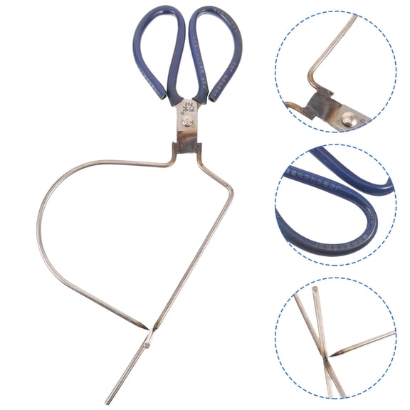 BEADCEST 1Pack Glazing Plier for Art Projects Stainless Steel Glazing Tool for Ceramic Plier Tool for Ceramic