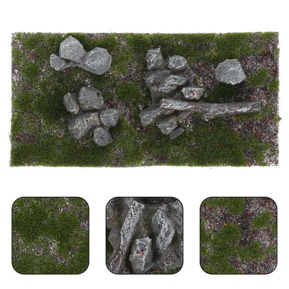 BEADCEST 1Pack Grass Pad Simulated Lawn for Model Trains Home Decoration Sand Table Model Handmade Decoration