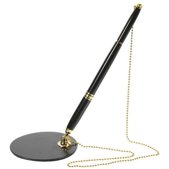 BEADCEST 1Pack Multi Function Pen with Chain for Office Use and Business Occasions