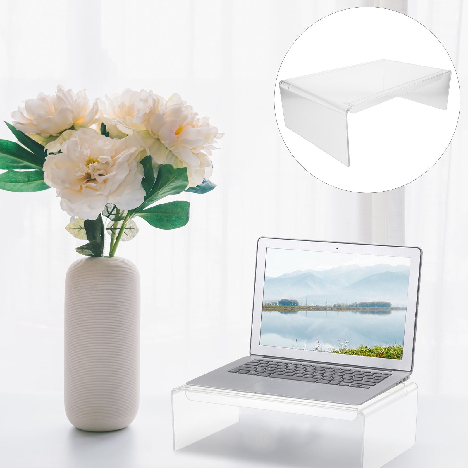 BEADCEST 1Pcs Exquisitely Polished Monitor Riser for Desk and School ...